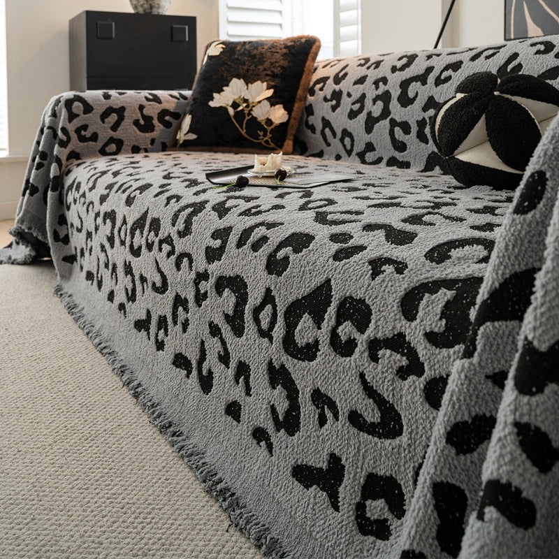 Single Sided Fleece Sofa Cover - Modern Minimalist Protects & Decorates