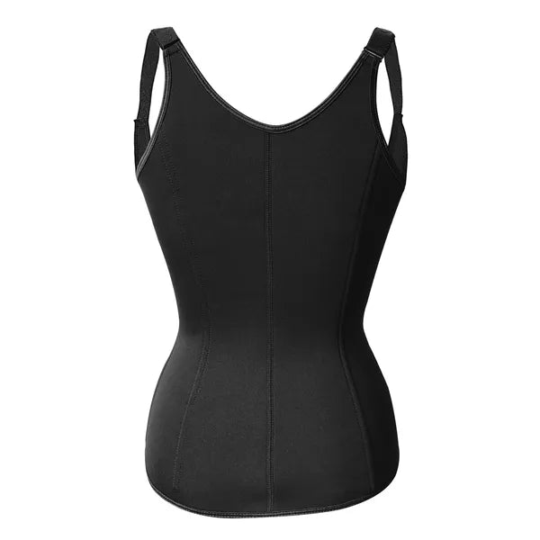 Zippered Waist Trainer Corset for Tummy Control & Support