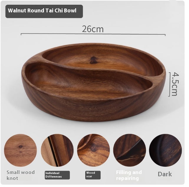 Solid Wood Fruit Bowl for Kitchen Storage - House & Garden