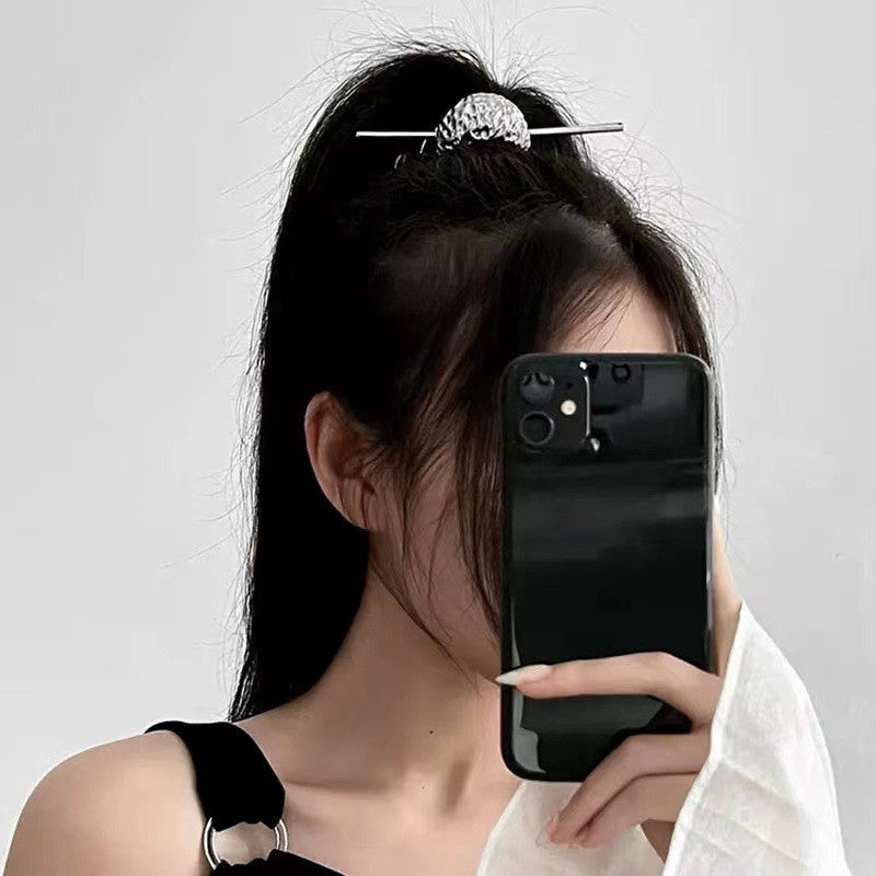 Trendy Ponytail Headband Hair Accessory with Moon Tassel & Light Designs