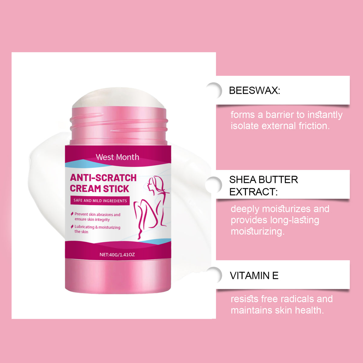 Body Anti Friction Moisturizing Stick 40g