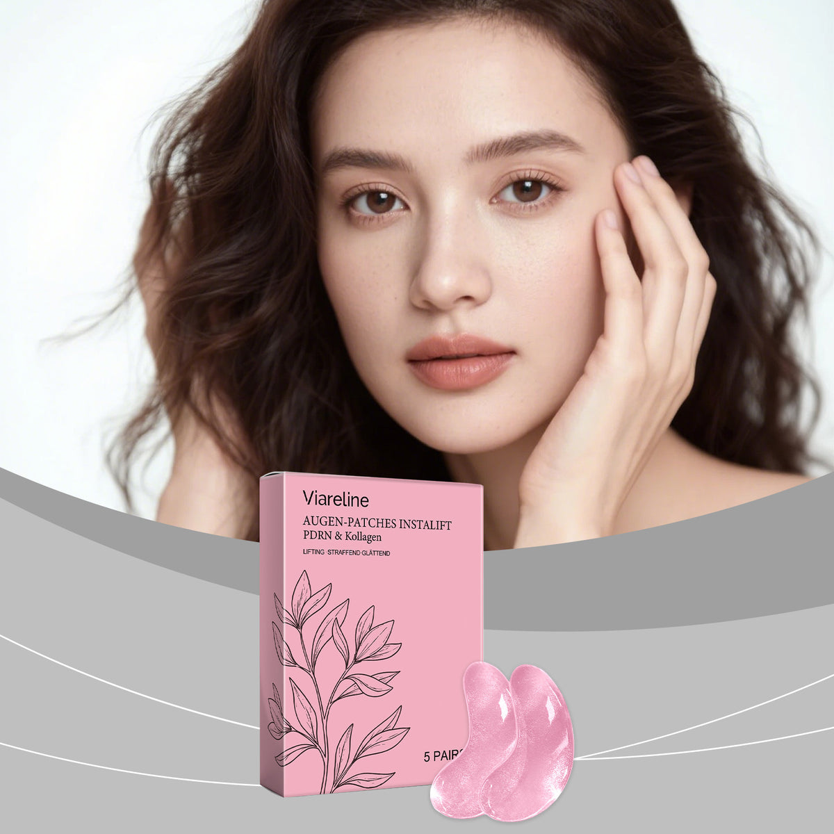Lightweight Collagen Eye Mask for Moisturizing and Skin Care - 5 Pairs