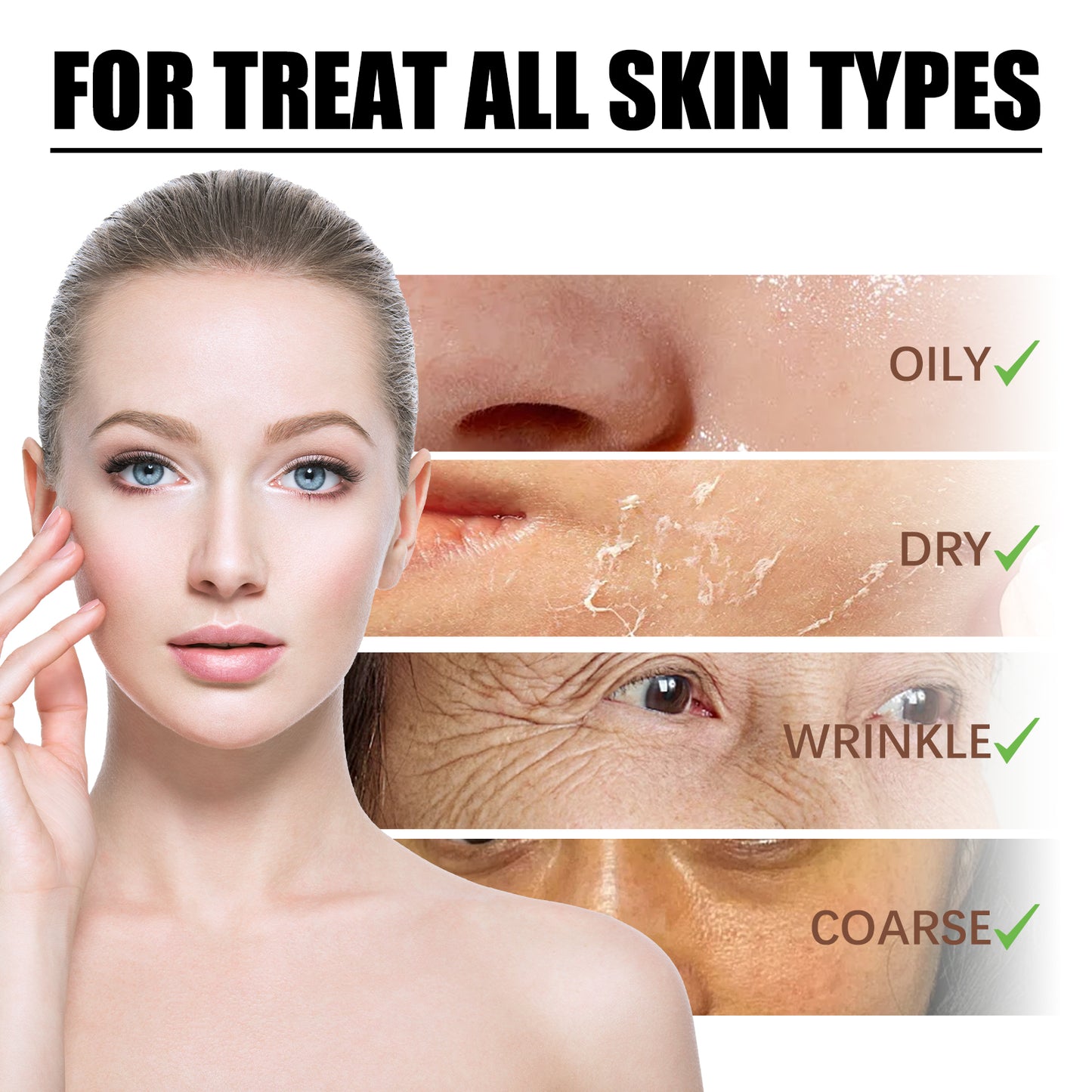 Caffeine Anti-Wrinkle Face Serum with Retinol & Collagen - 30ml
