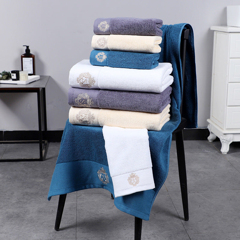 Thickened Cotton Bib Towel - Lint-Free, Soft, Durable 70x140cm