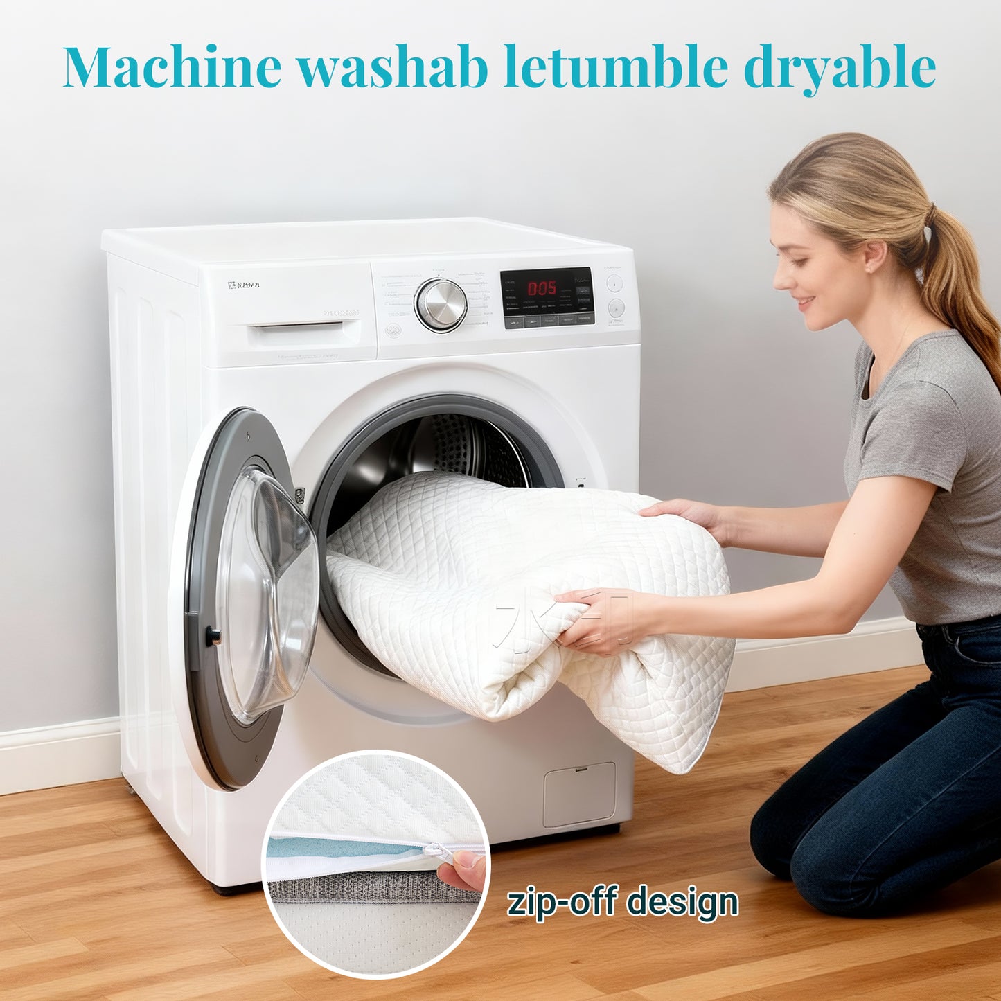 Washable Skid-Resistant Cover for Bedding Sets - Multiple Sizes