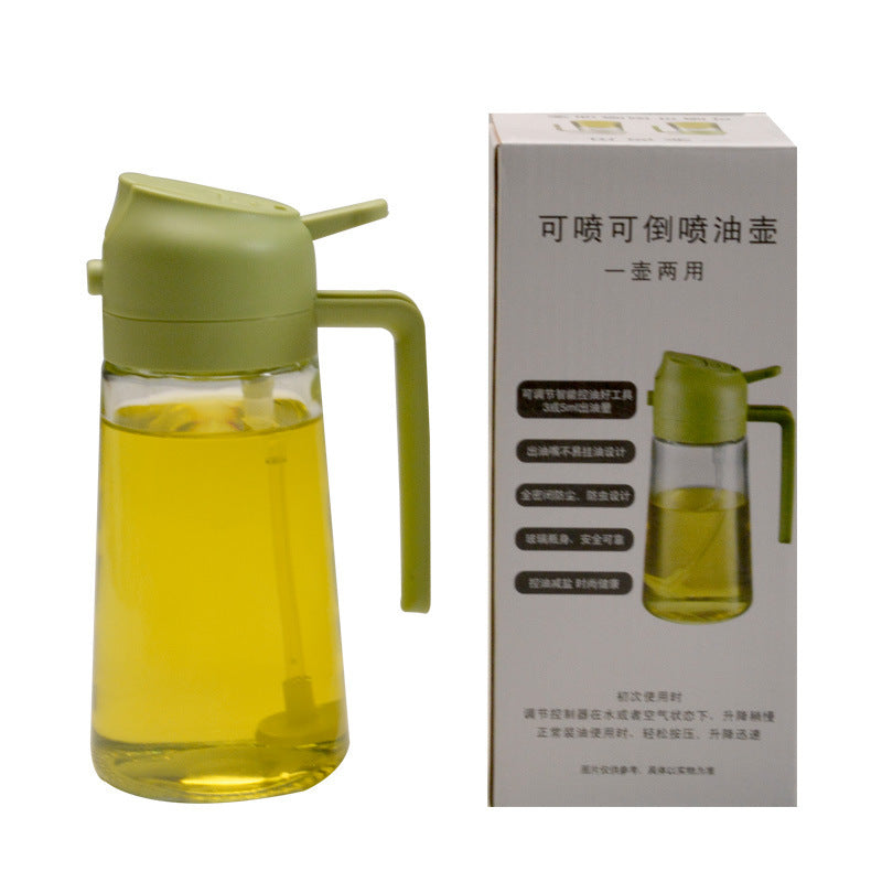 Two-in-One Oil Spray Dispenser for Kitchen & Barbecue - Capacity Options