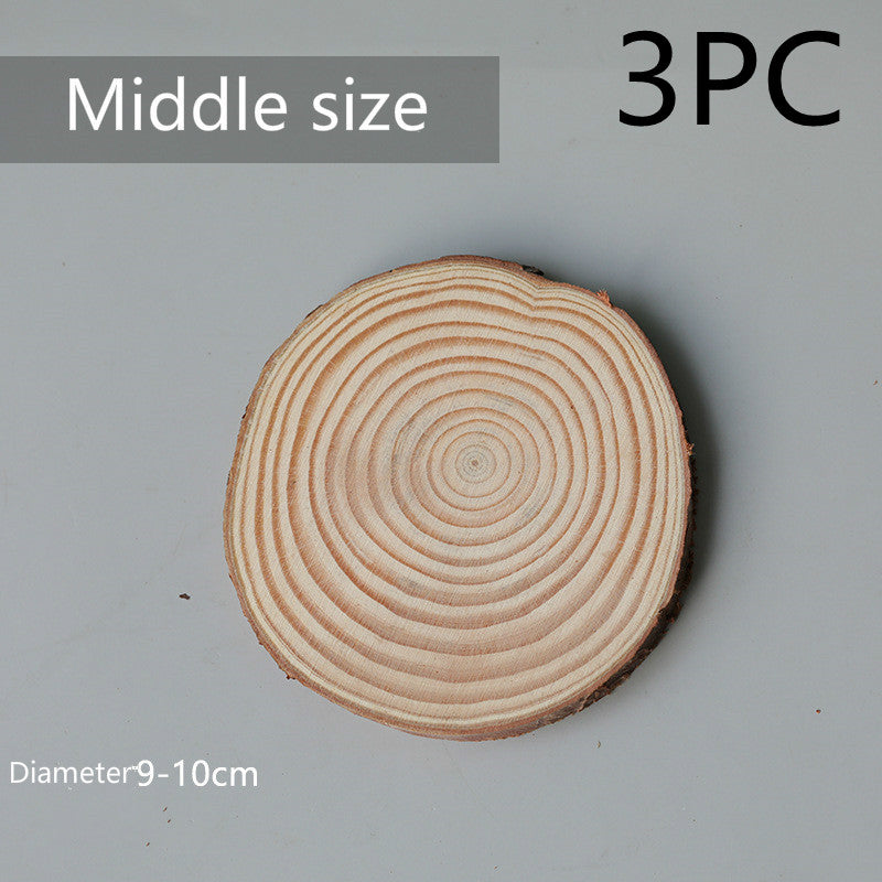 Pine Wood Log Cutting Table Base - Small, Medium, Large Variants