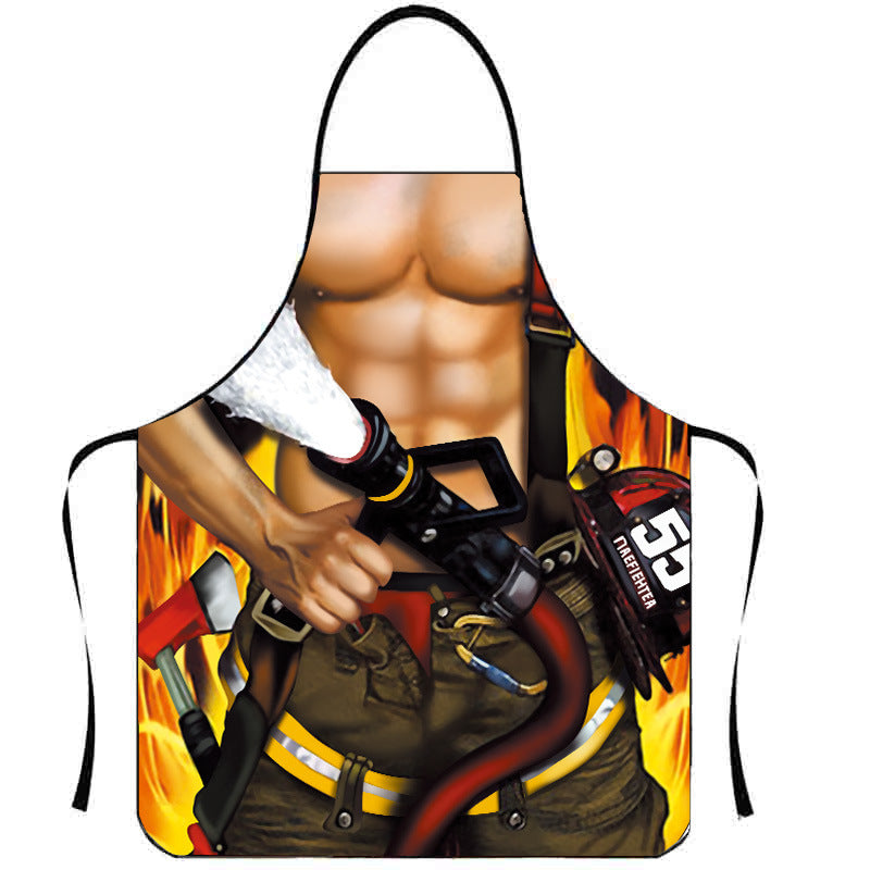 Creative Printing Apron for Men and Women - Eccentric Fashion Kitchen Wear