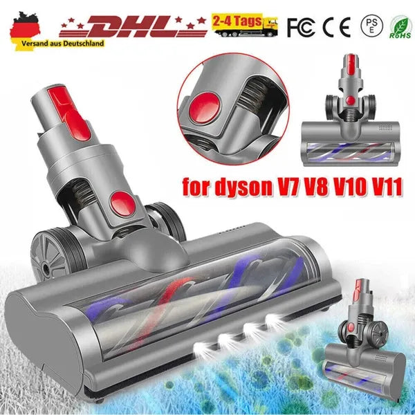 Electric Floor Brush Suction Head for Dyson V7 V8 V10 V11 Vacuum Cleaners