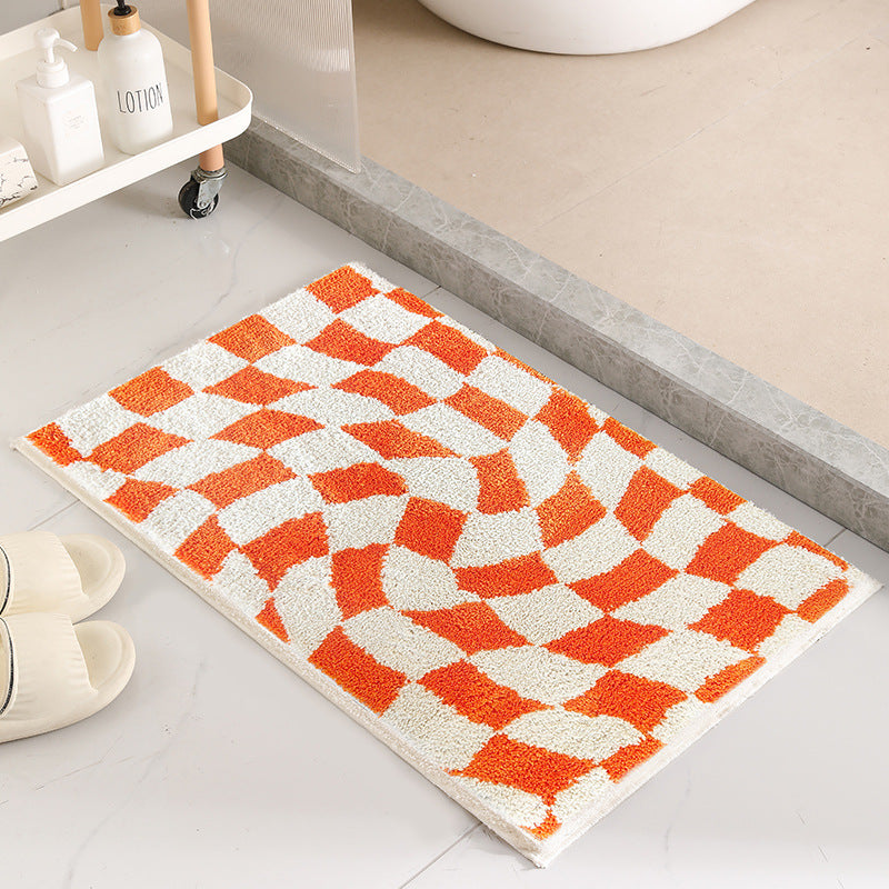 Water-Absorbing Non-Slip Bathroom and Bedroom Mat - Easy Handle, Stain Resistant