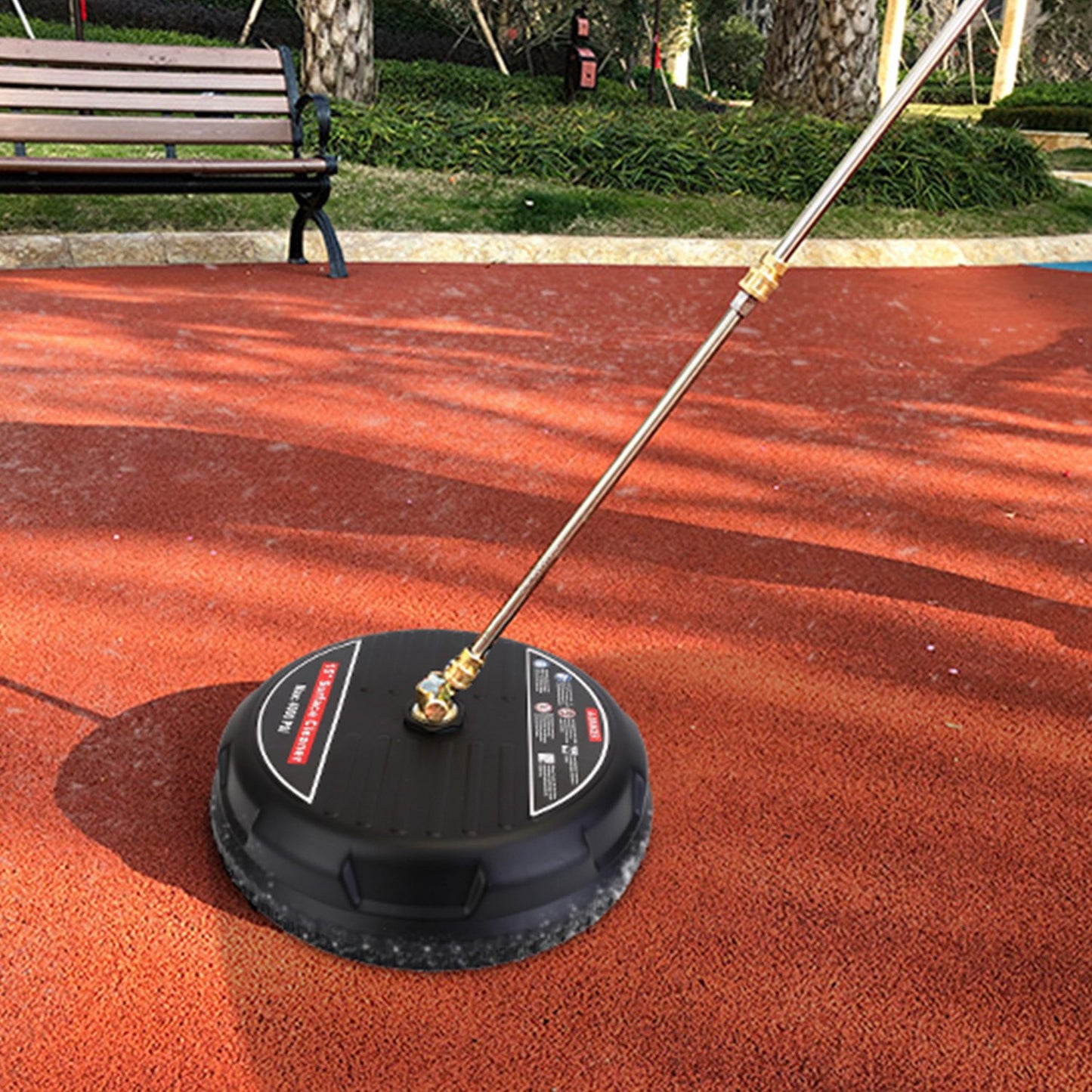 15-Inch Pressure Washer Surface Cleaner 4000PSI for Power Washers Black