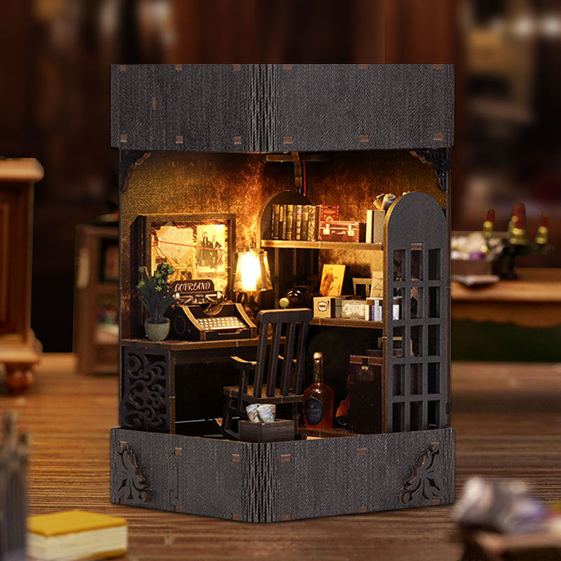 Wooden Book Stand Creative Home Decor - Multi-Color Variants
