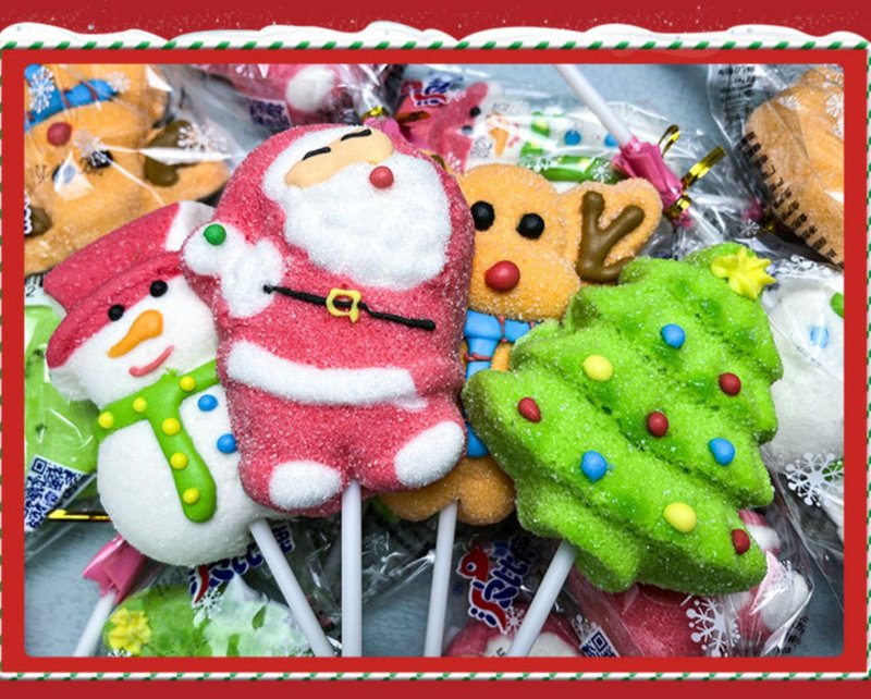 Cute Christmas Cotton Candy - Multiple Quantities