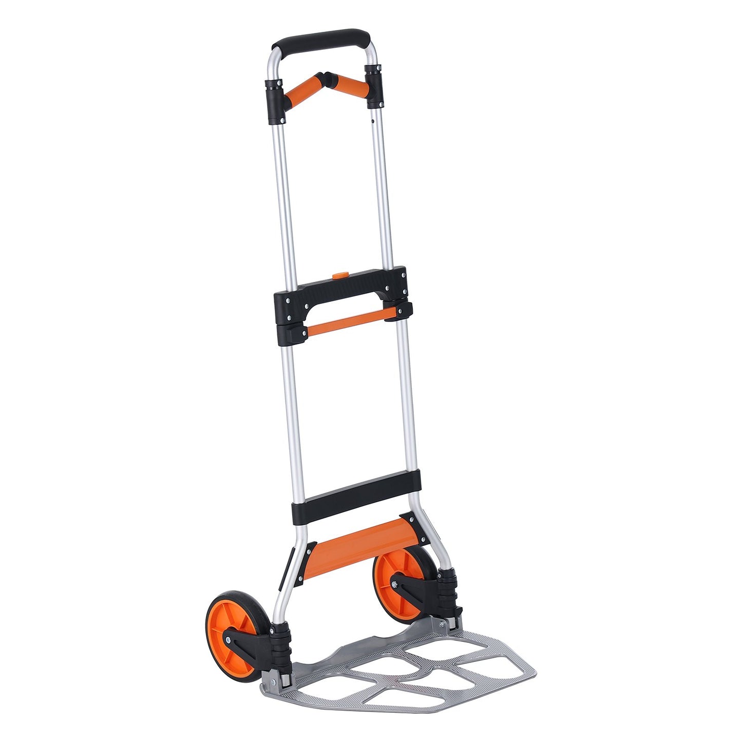 Folding Hand Truck 309 Lb Capacity Aluminum Portable Dolly with Telescoping Handle