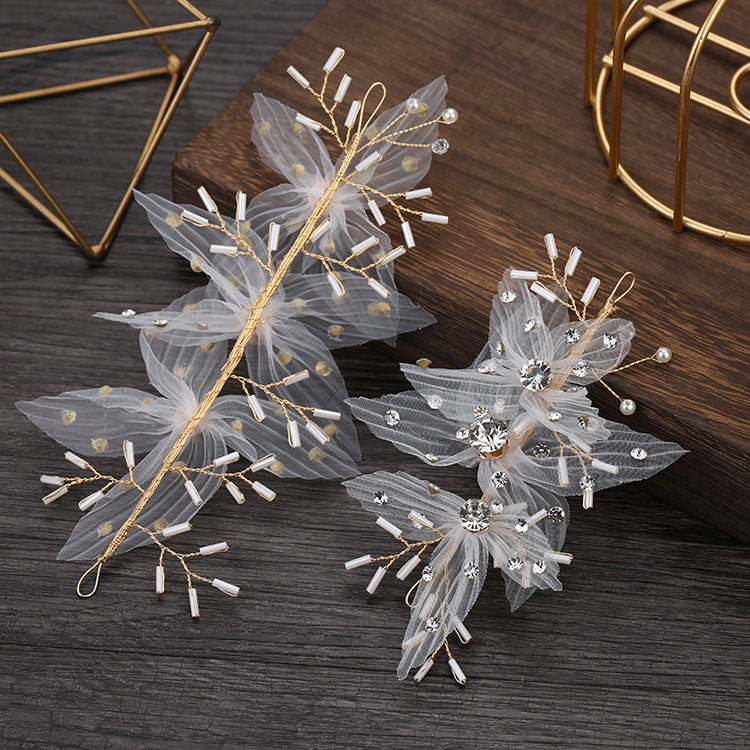 Pearl Hair Tie - Korean Bride Wedding Style