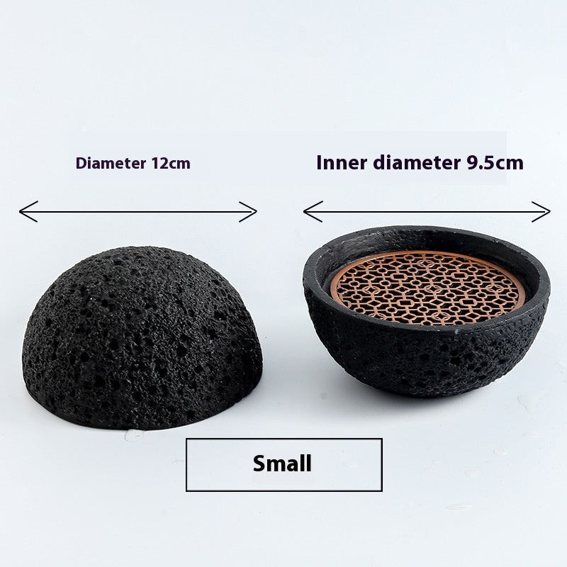Creative Round Smoked Cup - Black Tableware for Kitchen & Dining