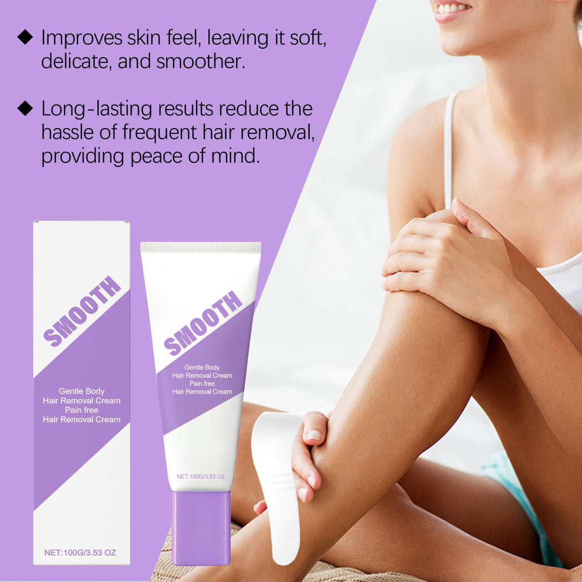 Hair Removal Cream for All Skin Types - 100g