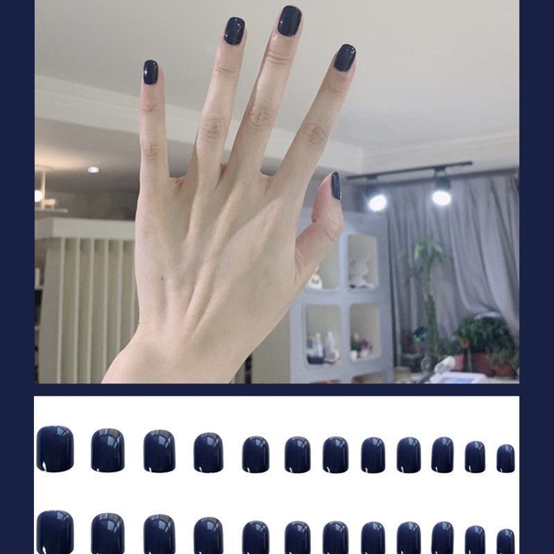 24-Piece False Nails Set - Multiple Colors