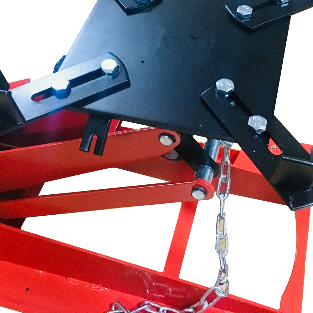 Hydraulic Transmission Jack 0.5 Ton Low Profile Steel Heavy Duty Tool - Red