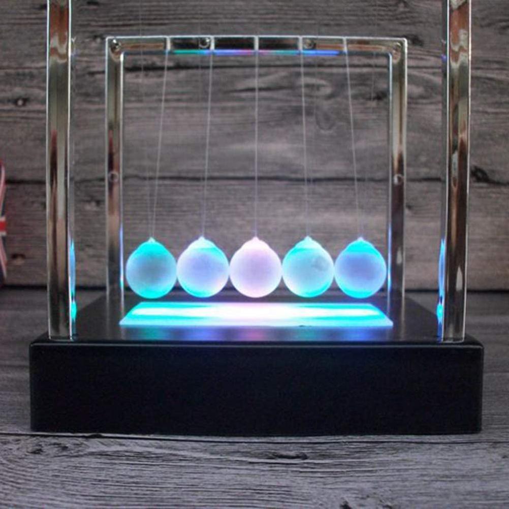 LED Newton's Swing Ball - Decorative Science Desk Toy