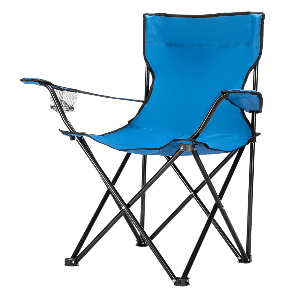 Blue Camping Chair - Foldable & Portable Outdoor Seat