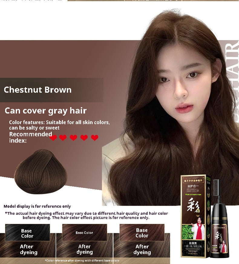 Hair Dye Color Cream for Covering White Hair - 400ml