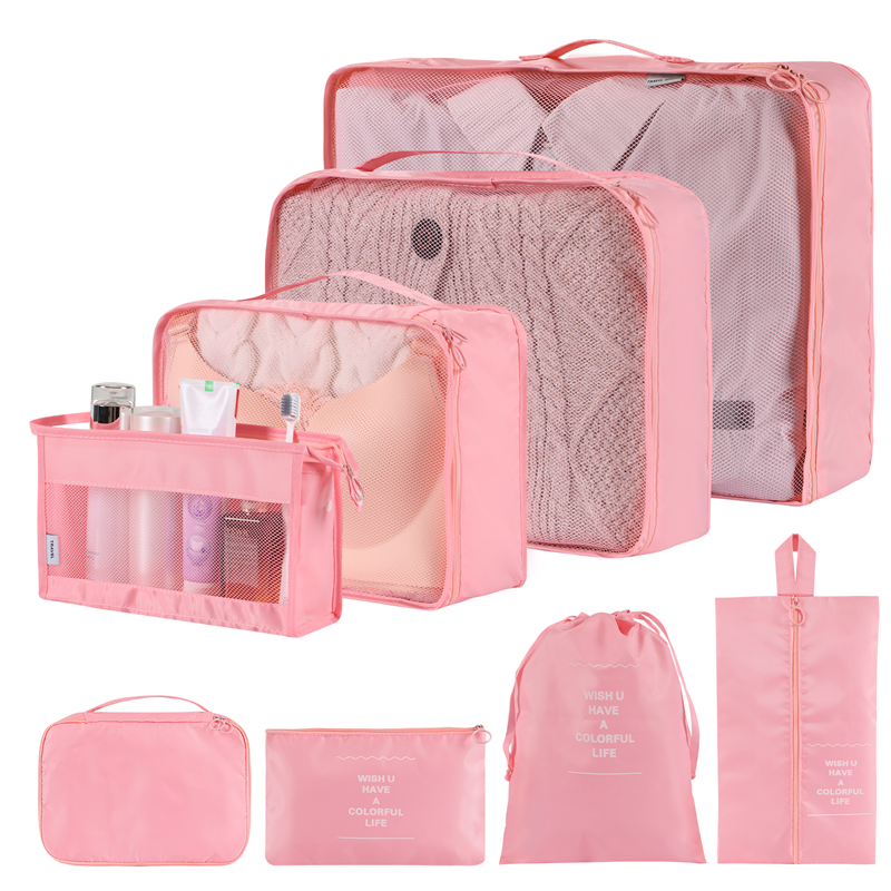 Solid Color Clothing & Wardrobe Storage Bags - Set of 8 or 9
