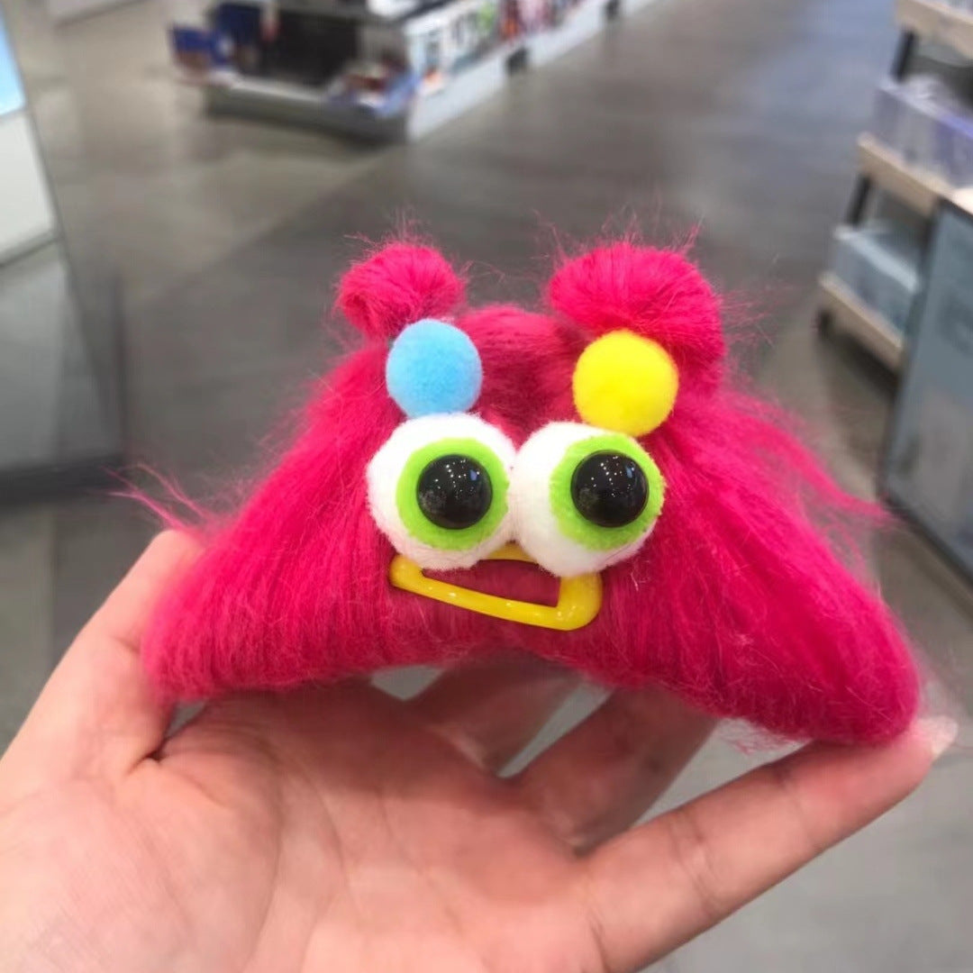 Plush Headband with Ears - Cute Expression Design