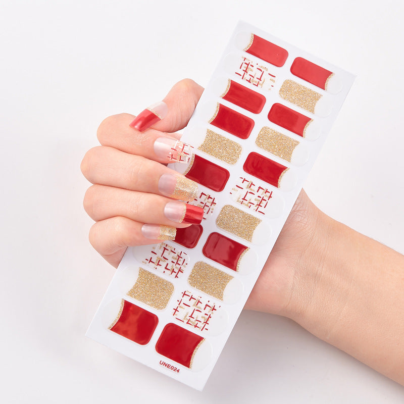 Self-Adhesive Nail Stickers Shell Pattern for Nail Art, Envelope Packaging