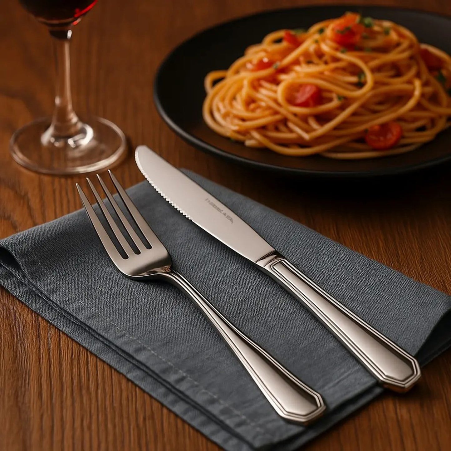 16-Piece Premium Stainless Steel Silverware Set for 4 - Elegant Utensils
