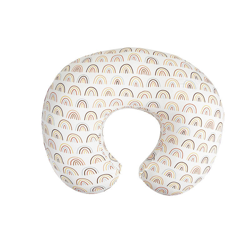 U-Shaped Nursing & Breastfeeding Pillow Cover with Detachable Print