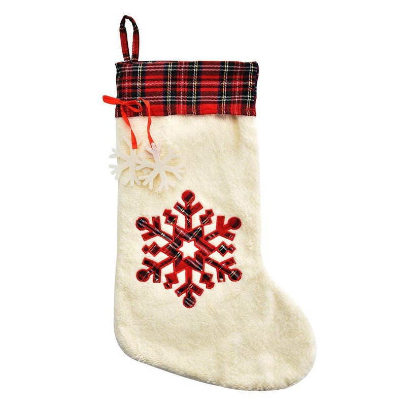 Christmas Stockings Hand-Shaped Dog Bone Style Holiday Decor - Multiple Variants