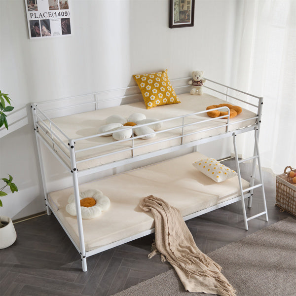 Twin Size Metal Bunk Bed For Kids Teens Adults, Heavy Duty With