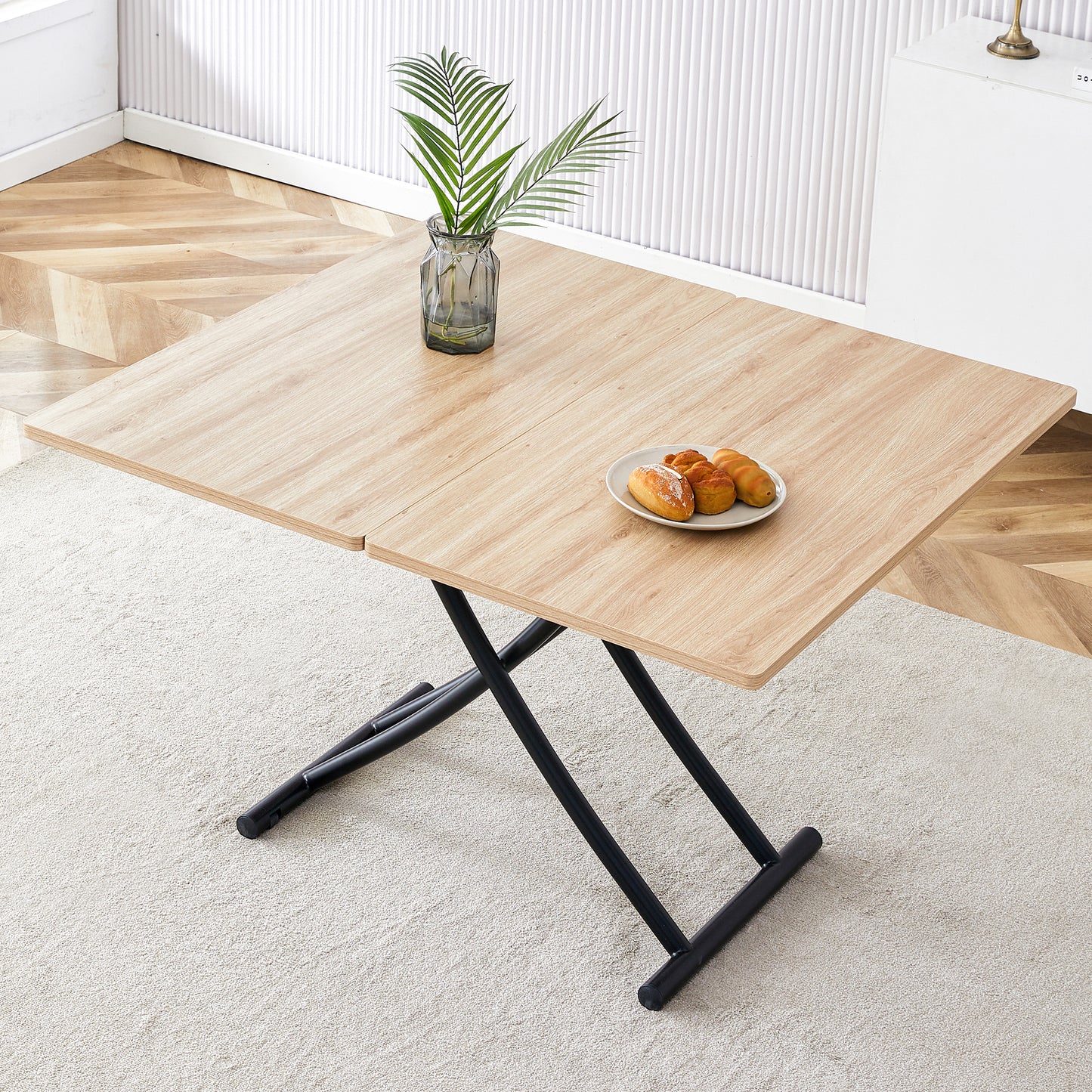 Modern Minimalist Multifunctional Lift Table With 0.8-inch MFC