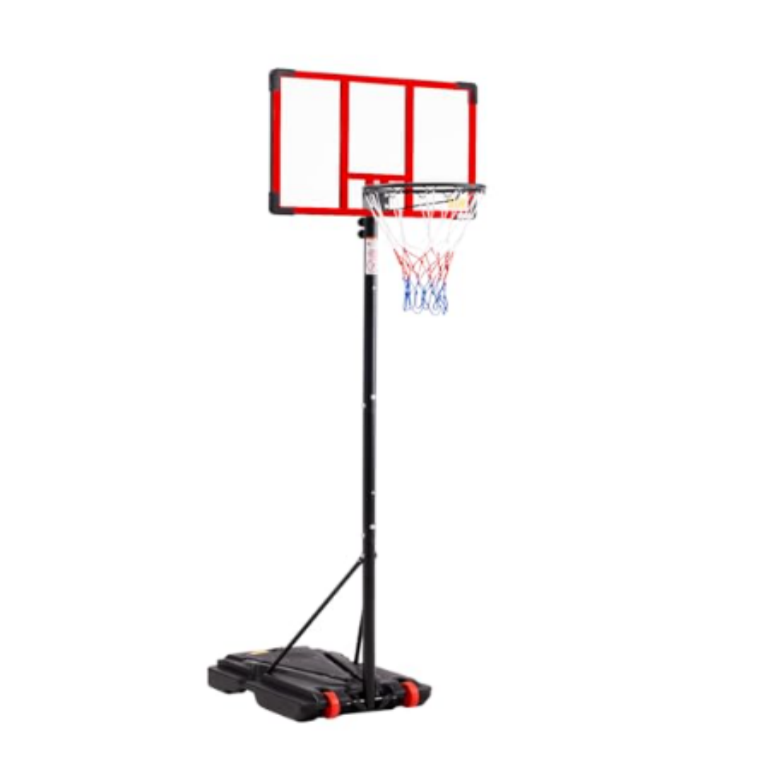 Adjustable Portable Basketball Hoop - Height 5.08 to 8.53 Feet