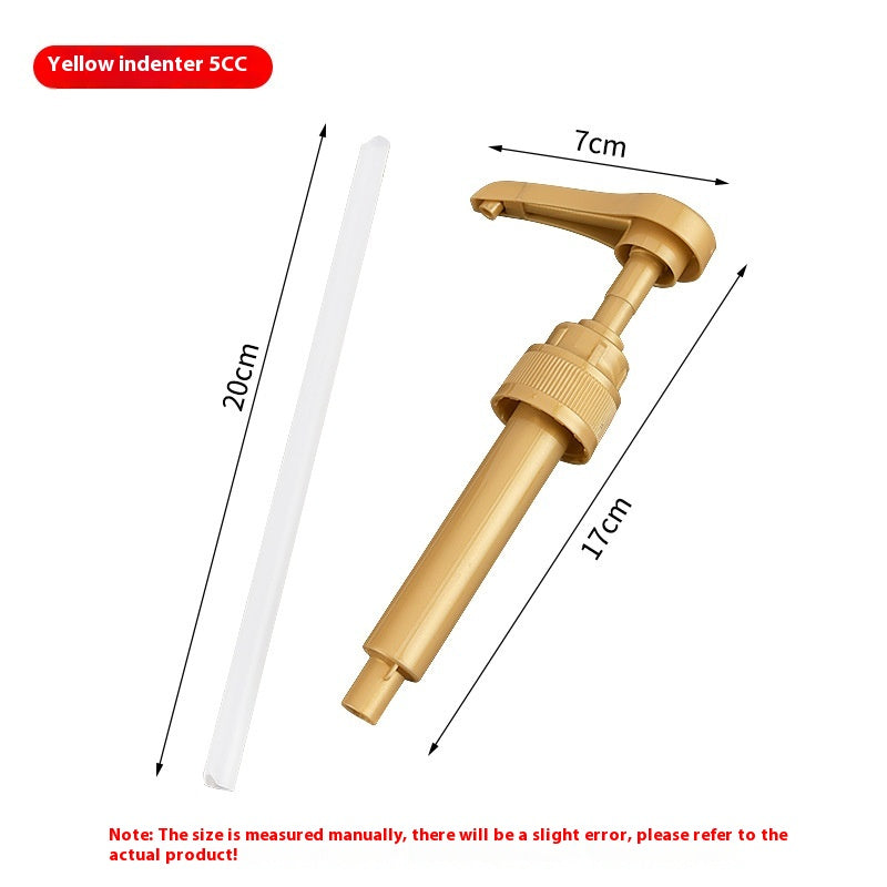 Universal Syrup Pressure Nozzle for Home & Garden - Yellow 5CC/10CC