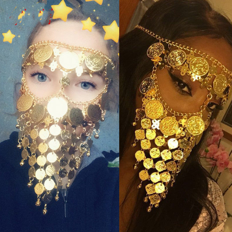 Beaded Belly Dance Headwear