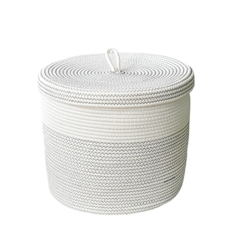 Foldable Weaved Laundry Basket with Handles - Multiple Styles & Sizes
