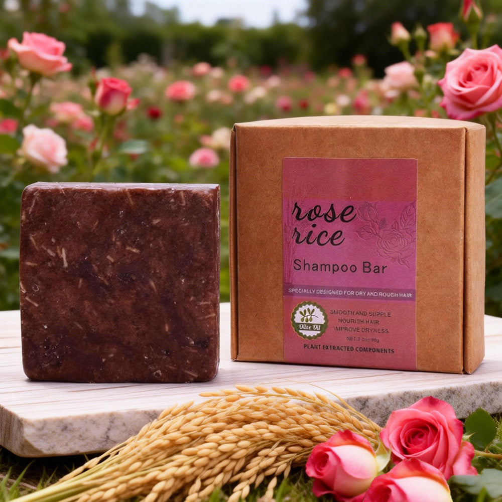 Rose Rice Shampoo Bar - 90g