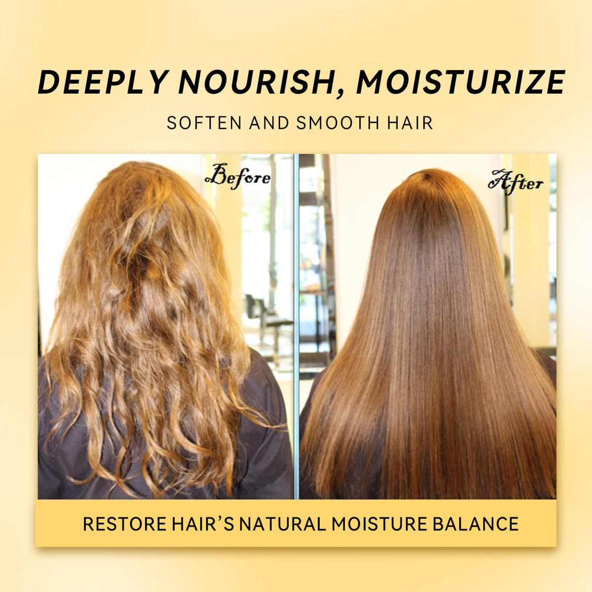 Styling Cream Hair Straight Curly Repair Smooth