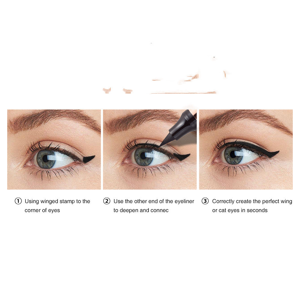 Waterproof Long-Lasting Black Eyeliner - No Smudging, Sweat-Proof Makeup