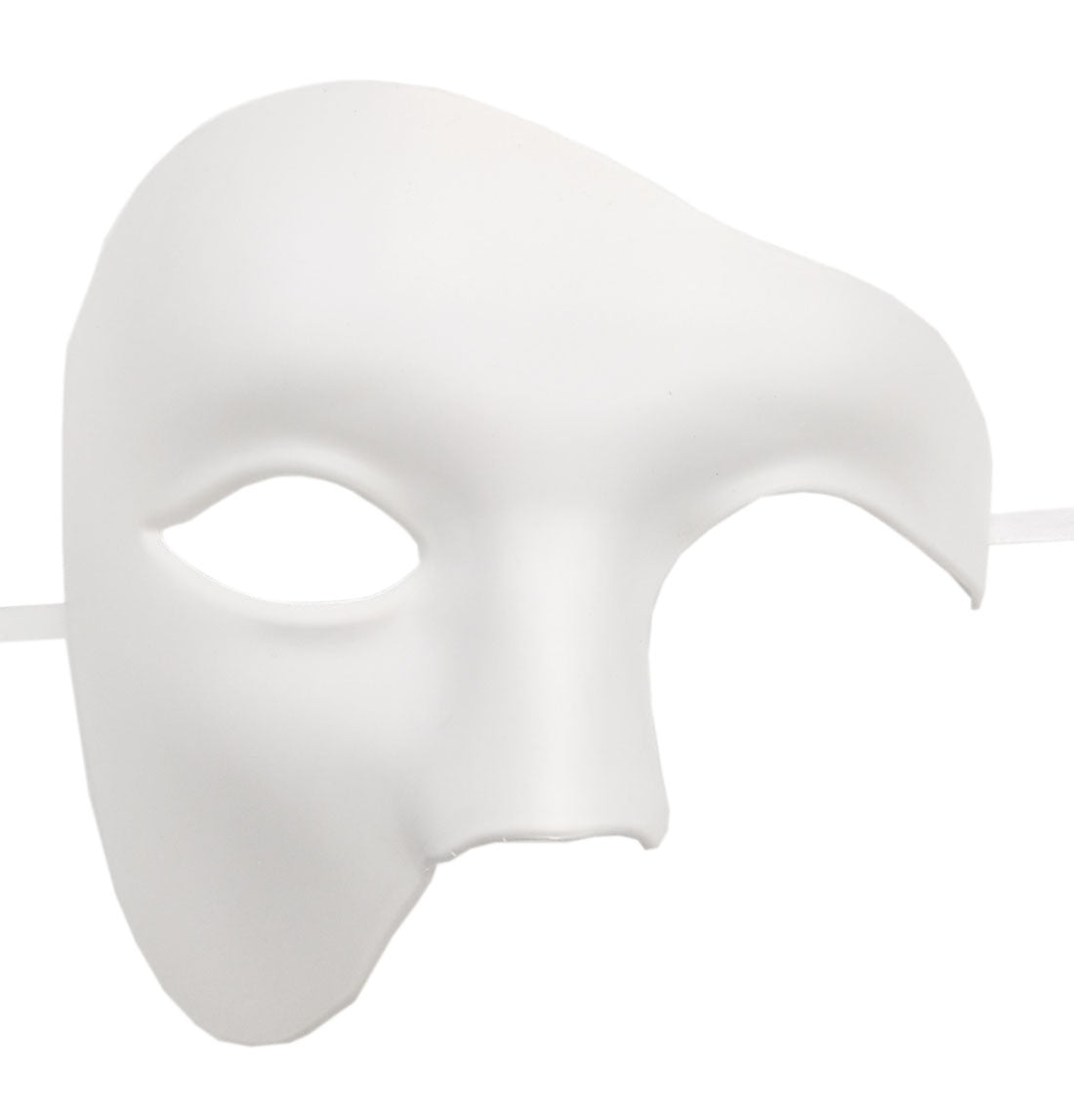 One-Eye Half Face Party Mask - Antique Gold Silver Black for Halloween