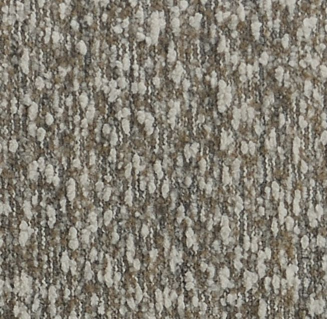 Brown Boucle Swivel Chair - Stylish Comfort for Living Rooms