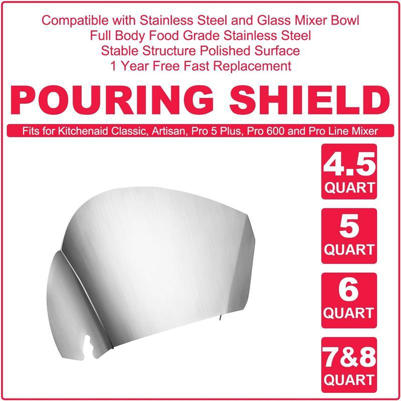 Stainless Steel Pouring Trough Kitchen Discharging Guard for Cooking Tools