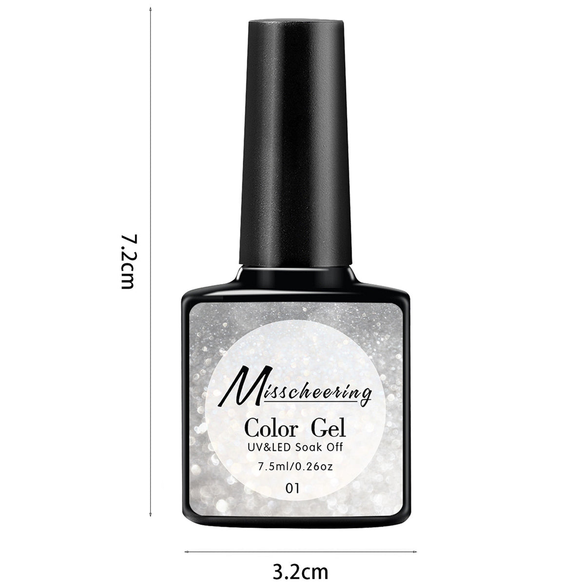 Diamond Sequins Glue for Nail Art - Gradient UV Polish & Glitter Embellishments