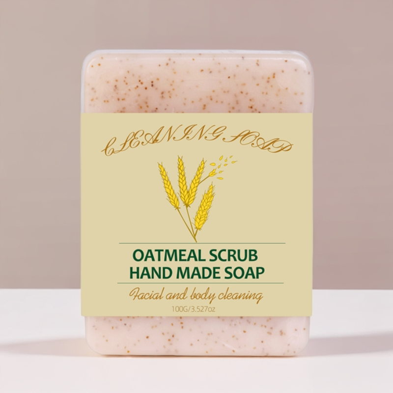 Oat Frosted Bar Soap - 100g Body Care for Sensitive Skin