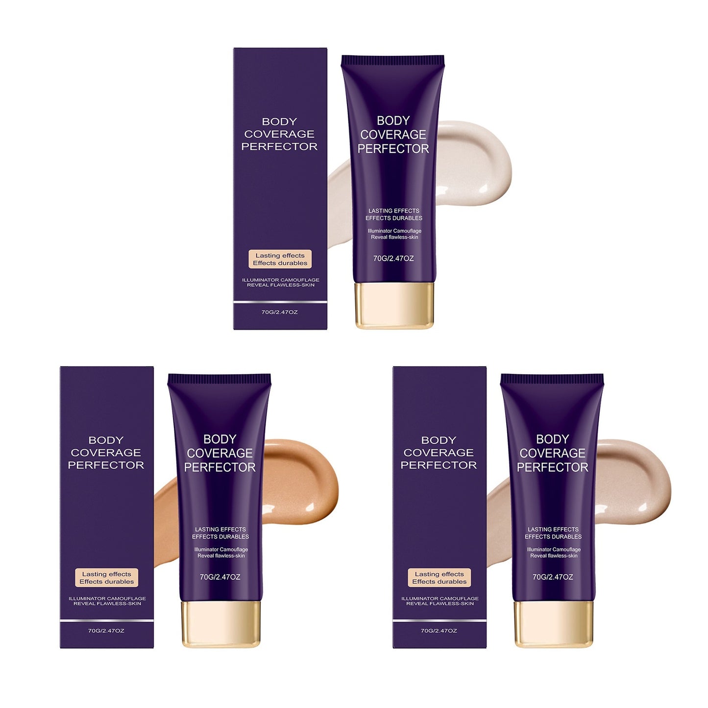 Long-Lasting Body Concealer - 70g Natural, Ivory, Medium Skin Tone
