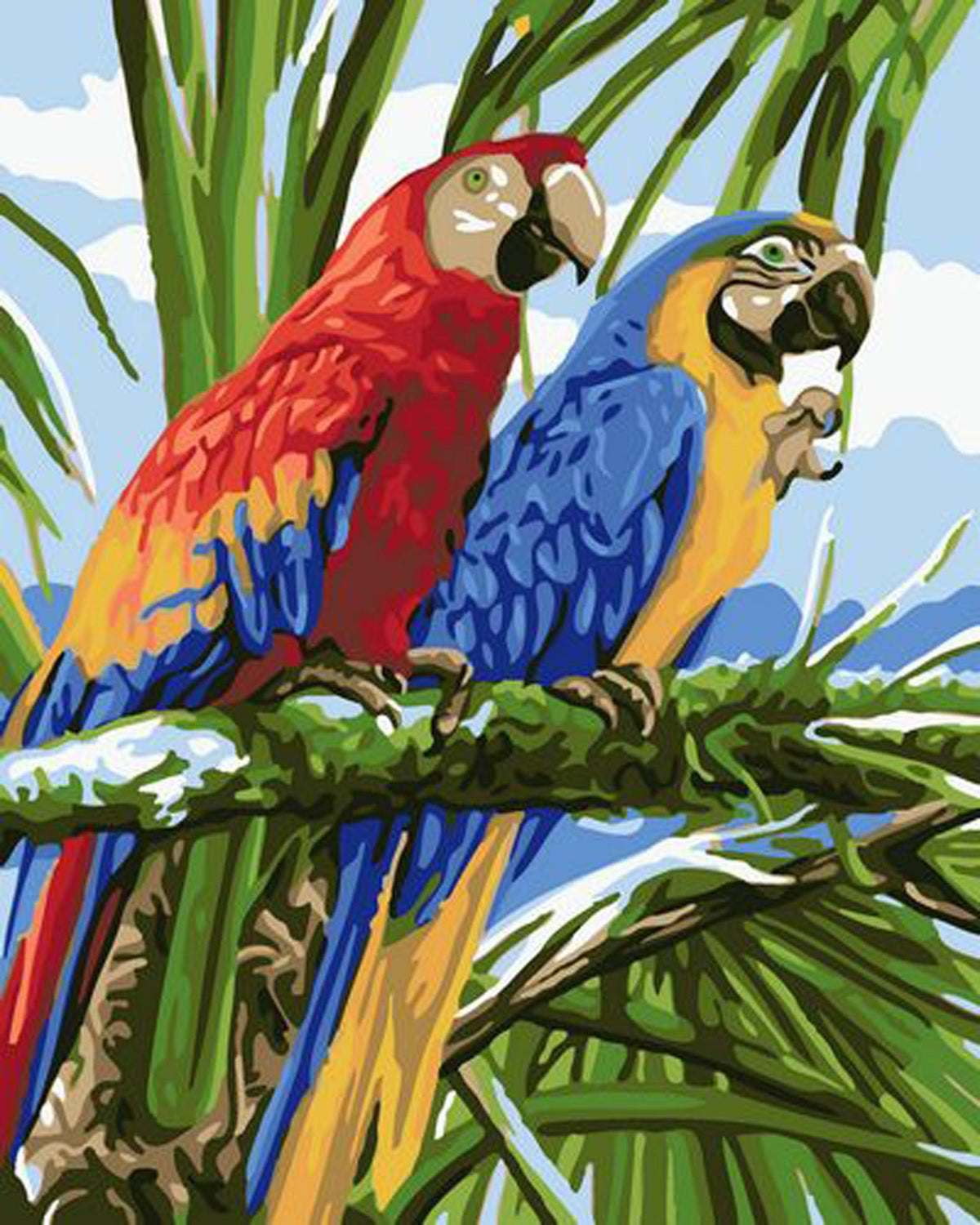DIY Diamond Painting Cross Stitch Kit - Animal Bird Mosaic Art