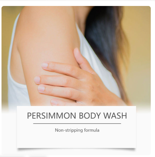 Persimmon Body Wash 100ml Natural Skin Care for Gentle Cleansing