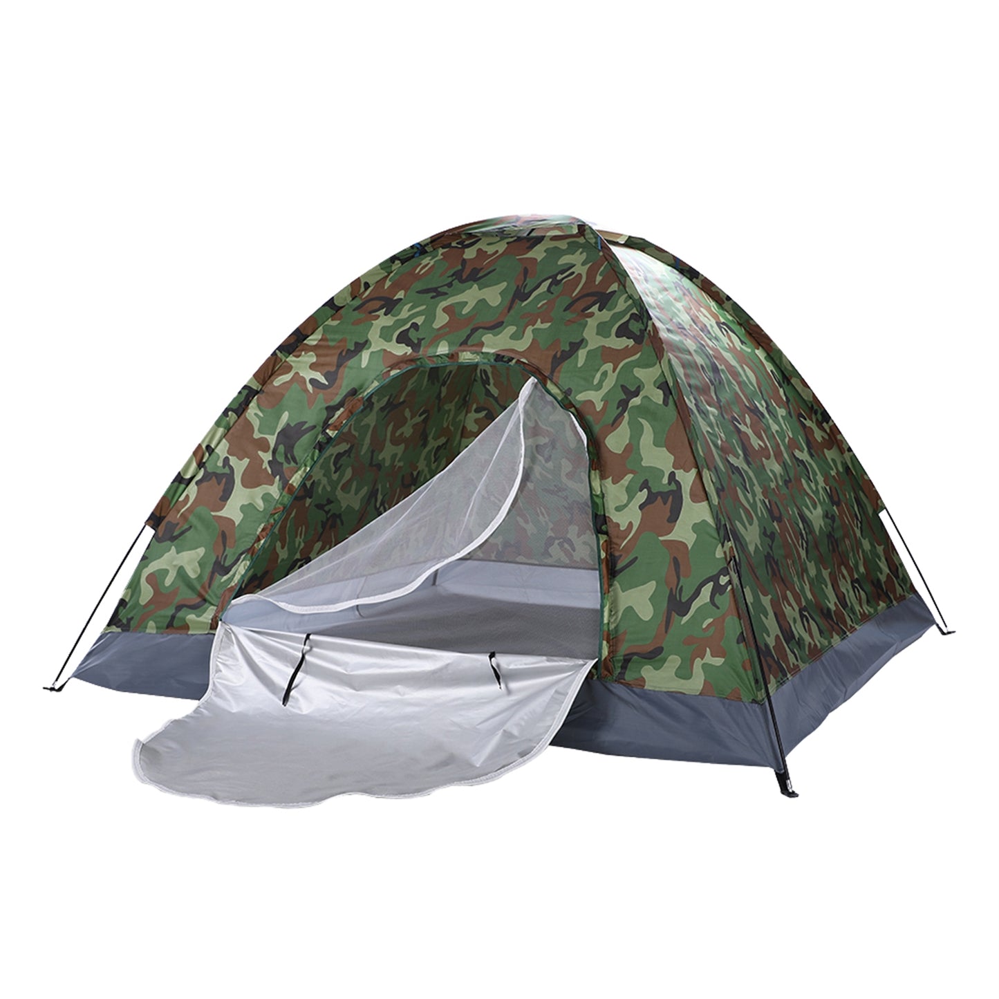 3-4 Person Camouflage Portable Camping Dome Tent
